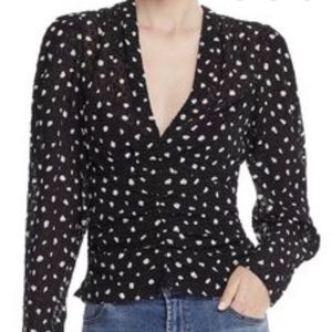 Rebecca Taylor silk blend blouse